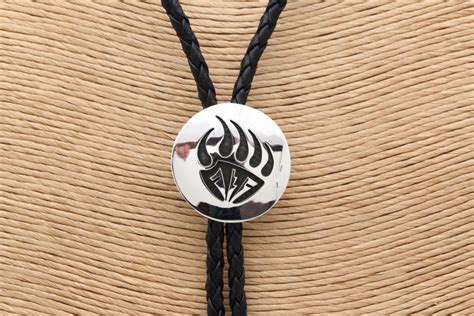 Hopi Bear Claw Native American Bolo Tie Lema S Kokopelli Gallery