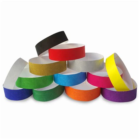 Printable Tyvek Wristbands Disposable Waterproof Barcode Qr Code ...