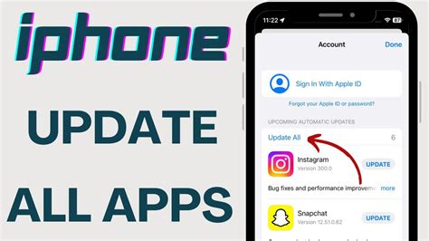 How To Update All Apps On Iphone Ipad Ios Youtube