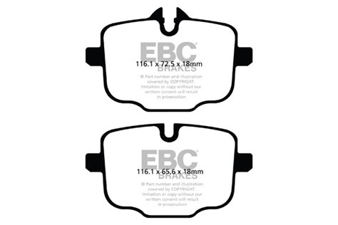 Ebc Ultimax Brake Pad Oe Replacement Set Ebc Brakes Direct