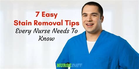 7 Easy Stain Removal Tips Every Nurse Needs To Know Nursebuff