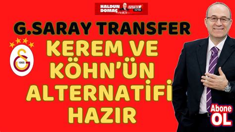 Galatasaray kanat ve sol bek transferinde önemli mesafe kat etti YouTube