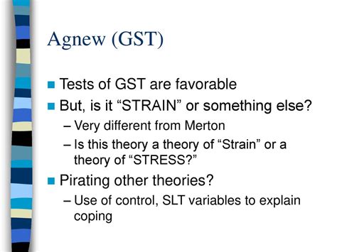 Criticisms Of Mertons Strain Theory Individual Level Ppt Download