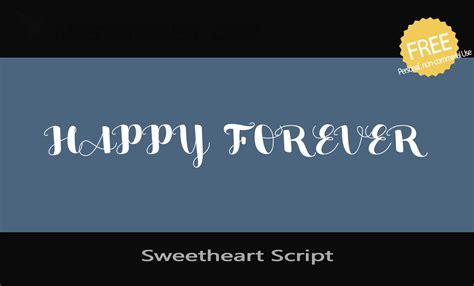 Sweetheartscriptfree Font By Neschi