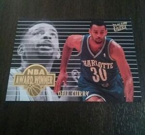 Fleer Ultra Dell Curry Nba Award Winner Insert Card Nice Ebay