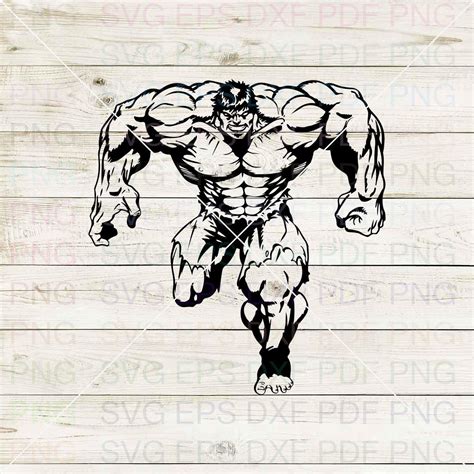 Embellishments Papercraft Cricut Clipart Hulk Hand Face Silhouette