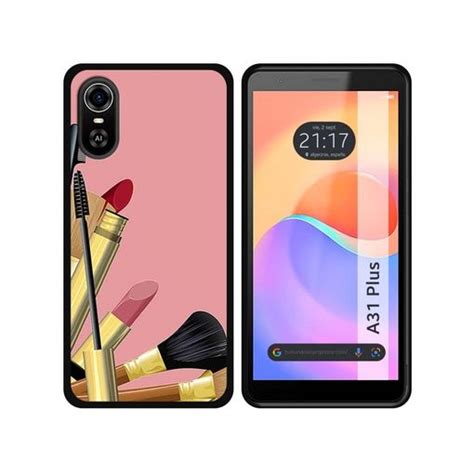 Funda Silicona Para Zte Blade A31 Plus Diseño Brochas Dibujos con