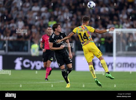 Torino Italie 31 08 2022 Dusan Vlahovic De Juventus Fc Et Jakub