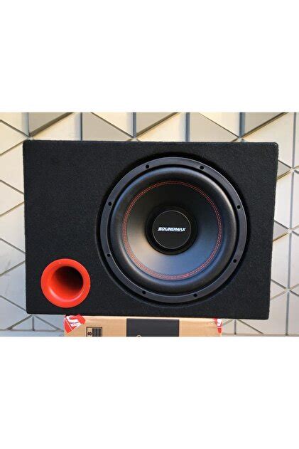 Soundmax Sx Fth W Cm Kabinli Subwoofer Bas W Kanal Amfi