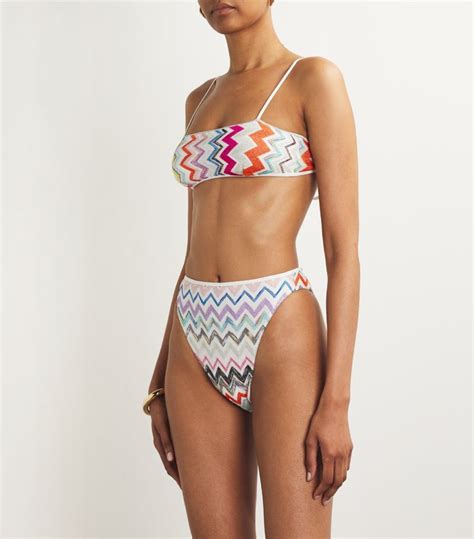 Womens Missoni Multi Zigzag Bikini Harrods Uk