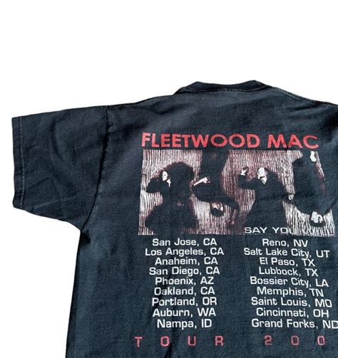 Vintage Fleetwood Mac Say You Will Tour T-Shirt, Stev… - Gem