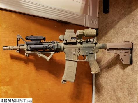 ARMSLIST For Sale Custom Built 10 5 MK18 Pistol