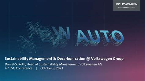 PDF Sustainability Management Decarbonization Volkswagen Group