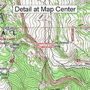 Amazon USGS Topographic Quadrangle Map Canjilon Mountain New