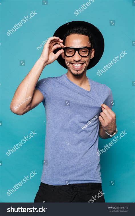 Portrait Happy Smiling Casual African Man Stock Photo 598576715