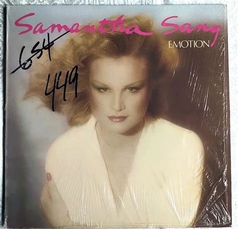 Samantha Sang Emotion / Vinyl LP / original 1978 Private Stock Release ...