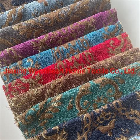 Polyester Chenille Fabric Jacquard Fabric Sofa Fabric Upholstery