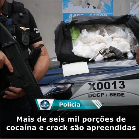 Mais de seis mil porções de cocaína e crack são apreendidas na Praia de