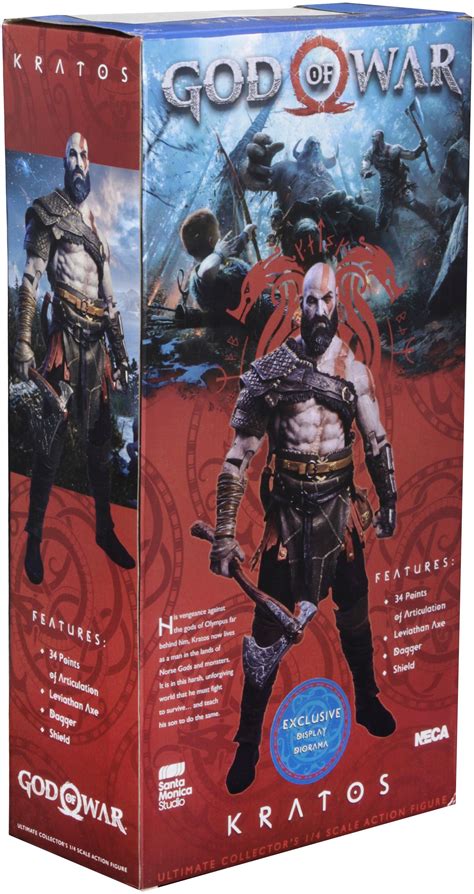 Best Buy Neca God Of War Kratos Figure White Red