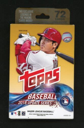 Topps Baseball Update Series Sealed Hanger Box Poss Ohtani Soto