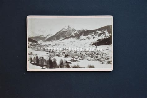 Kabinettfoto Schweiz Davos Im Winter Foto R Sch Reisch Wiener