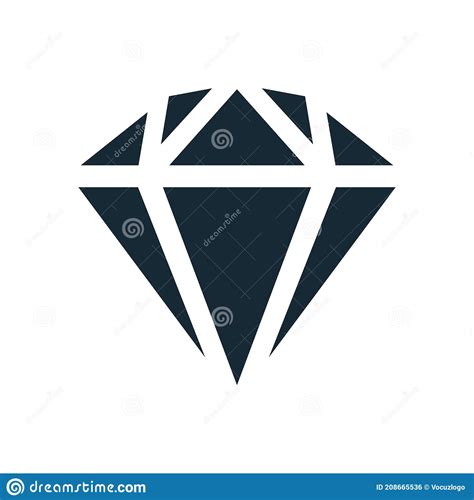 Plantilla De Logotipo Del Vector De Icono De Diamante Ilustración Del