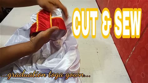 Cut Sew Graduation Toga Gown YouTube