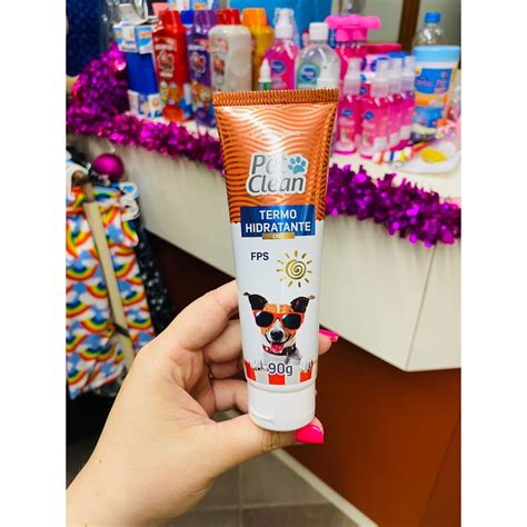Protetor Solar De Cachorro - Protetor Solar Termo Hidratante para Cachorro Pet Clean | Shopee Brasil