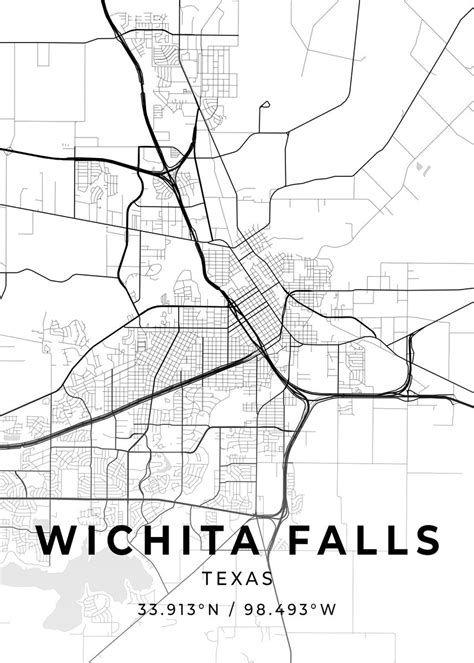 Wichita Falls Texas Poster By Conceptual Photography Displate