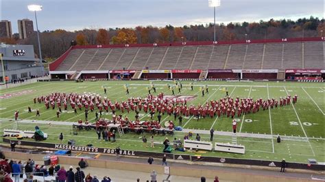 20211113 Umass Minuteman Marching Band Senior Day Post Game Youtube