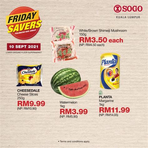 Sep Sogo Supermarket Friday Savers Promotion Everydayonsales