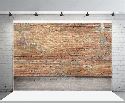 Hellodecor X Ft Shabby Brick Wall Backdrop Vintage Photography