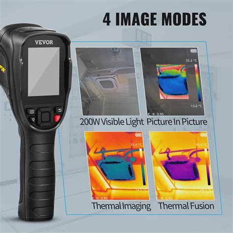 VEVOR Thermal Imaging Camera, 240x180 IR Resolution with 2MP Visual