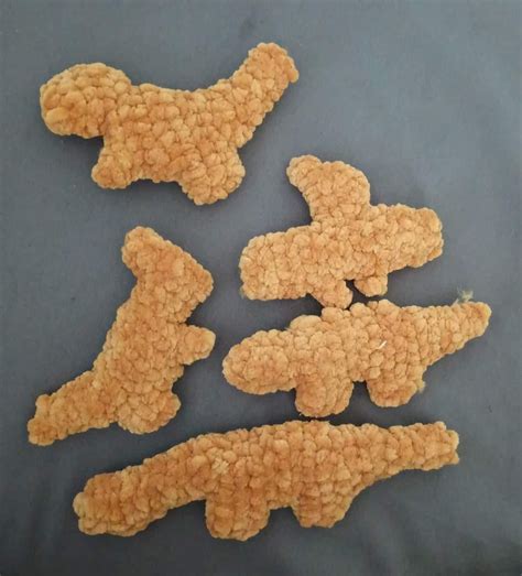 Those crocheted dino nuggies : r/forbiddensnacks