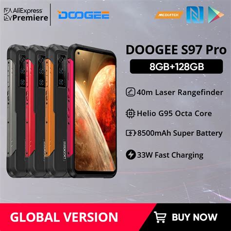 DOOGEE S97 Pro Rugged Phone 40m Laser Rangefinder 48MP QuadCamera ...