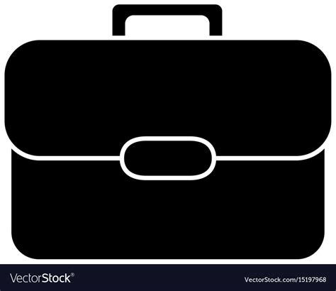 Briefcase Icon Image Royalty Free Vector Image