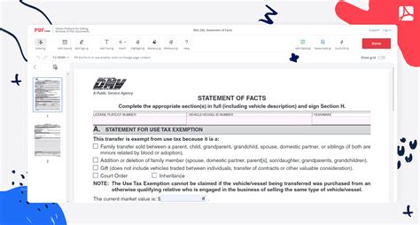 Stepwise Manual On How To Fill Out Statement Of Facts Reg For Dmv