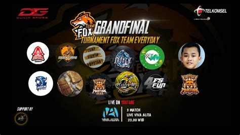 LIVE GRANDFINAL ONEDAY TOURNAMENT FOX TEAM GARENA FREE FIRE