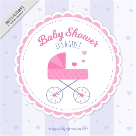 Free Vector | Pink baby shower background