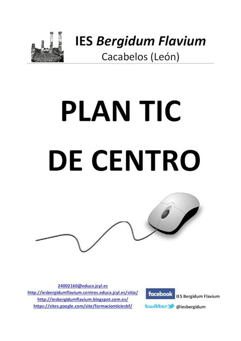 Pdf Plan Tic De Centro Ies Bergidum Flaviumiesbergidumflavium