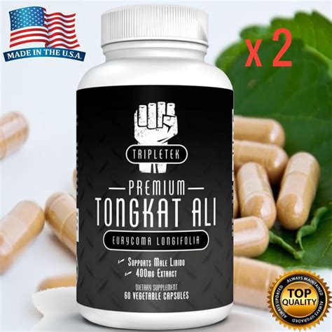 Tongkat Ali Extract Premium Natural Testosterone Booster Potent 400mg To Naturally Support