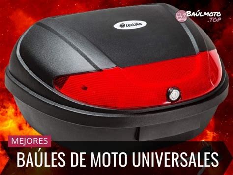 BAÚL UNIVERSAL PARA MOTO Los Mejores de 2023