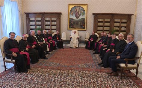 Belgian Bishops Meet With Pope Francis For Their Ad Limina Visit To