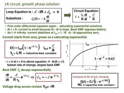 Rl Circuits Current Growth And Decay Ppt Download