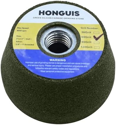 Amazon Toolocity GSB0080G 4 Inch Green Grinding Stone 80 Grit With