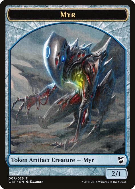 Myr · Commander 2018 Tokens Tc18 7 · Scryfall Magic The Gathering