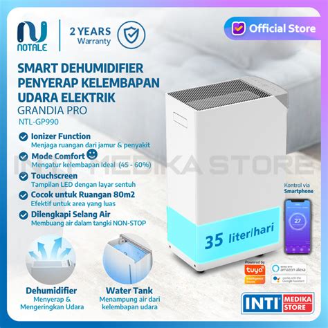 Notale Dehumidifier Grandia Pro M With Wifi Penyerap Udara Lembab