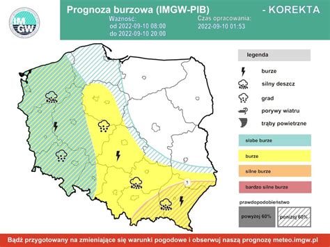 Gwa Towne Za Amanie Pogody Zaczyna Post Powa Silne Ulewy Do Mm