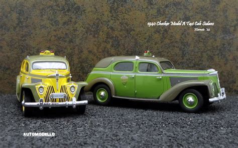 1940 Checker Model A Taxi Cab Sedans These Models Are A Br Flickr