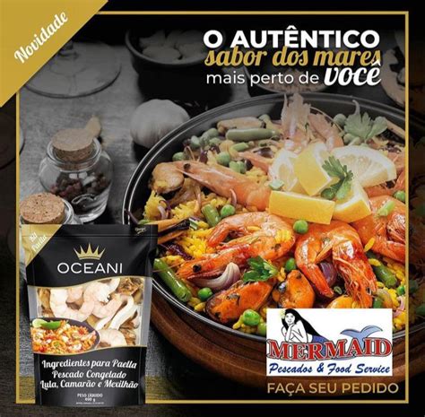 Kit Paella Pct 400Gr Cong Mermaid Frutos Do Mar